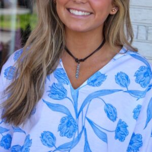 Leather Necklace with Diamond Star Pendant - Pave Diamond Star, Pave Diamond Necklace - NEW!