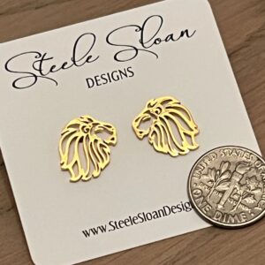 Alpha Delta Pi Sorority Alphie" Earrings ADPi Bid Day Gift Hypoallergenic Officially Licensed