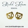 Gold Stud Earrings