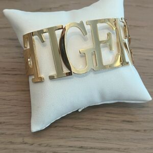 TIGERS Bangle Cuff Bracelets All Caps Go Tigers -Sizeable