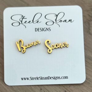 Boomer Sooner University of Oklahoma GameDay Earrings