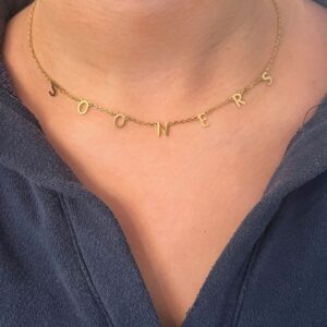 Oklahoma Sooners Necklace Sooners GameDay Spirit Gift Oklahoma Boomer Sooner Gift University of Oklahoma Bound Oklahoma Gameday