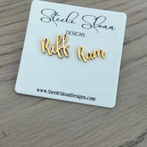 TCU Gift Riff Ram Earrings for TCU Fans Texas Christian University Gift, TCU Bound, Graduation, Hypoallergenic Officially Licensed