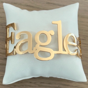 Eagles Bangle Cuff Bracelets Go Eagles GameDay Gift for Eagles Fans Sizeable Stainless Steel