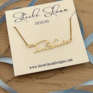 TarHeels Necklace- Perfect UNC Gift! Go Heels UNC TarHeels Gold Necklace Officially Licensed