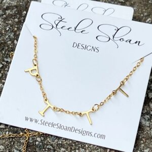 University of Pittsburgh PITT Charm Necklace Panthers Gift