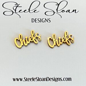 Chiefs Chiefs Earrings Go Chiefs Gift for Chiefs Fan Chiefs Football Team Mom Gift