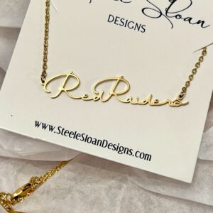 NEW! Texas Tech Red Raiders Gold Necklace Gameday Glam Red Raiders Gameday