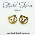 Gold Stud Earrings