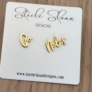 Go Noles Cute Game Day Earrings Seminole Fans FSU Gift Florida State Bound Hypoallergenic Earrings FSU Graduation Gift